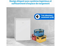 Bomann koelkast met kleine vriezer 120l wit ks2184-1-wit - afbeelding 4 van  5