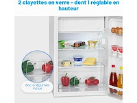 Bomann koelkast met kleine vriezer 120l wit ks2184-1-wit - afbeelding 2 van  7