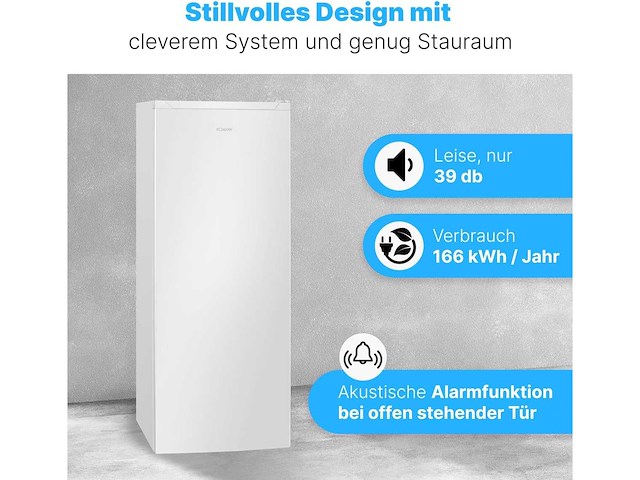 Bomann nofrost vriezer 161 l - gs 7343 - afbeelding 4 van  8