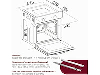 Bomann, oven met inductiekookplaat, ehbc7937, zwart - afbeelding 2 van  8