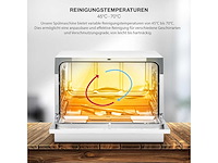 Bomann tsg 7404 vaatwasser aanrechtblad 6 plaatsen - afbeelding 7 van  7