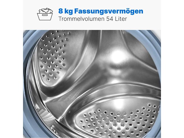 Bomann wa 7185 voorwasmachine 8 kg, breedte 60 cm, 1400 tpm - afbeelding 3 van  6