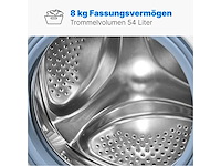 Bomann wa 7185 voorwasmachine 8 kg, breedte 60 cm, 1400 tpm - afbeelding 3 van  6