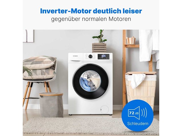 Bomann wa 7185 voorwasmachine 8 kg, breedte 60 cm, 1400 tpm - afbeelding 6 van  6