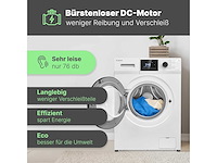 Bomann wasmachine 10 kg | max. 1400 tpm | 16 programma's - afbeelding 3 van  7