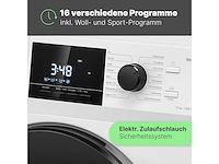 Bomann wasmachine 10 kg | max. 1400 tpm | 16 programma's - afbeelding 7 van  7