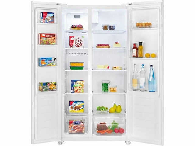 Bomann white 442l amerikaanse koelkast met vriezer sbs7344-white - afbeelding 3 van  6