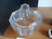 Bonbonière in oud zwaar glas - afbeelding 1 van  1
