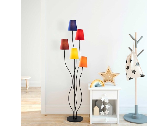 Bonibon staande lamp | metalen behuizing | multicolor - afbeelding 1 van  6