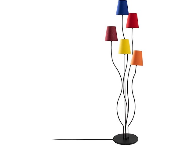 Bonibon staande lamp | metalen behuizing | multicolor - afbeelding 4 van  6