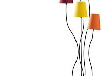 Bonibon staande lamp | metalen behuizing | multicolor - afbeelding 4 van  6