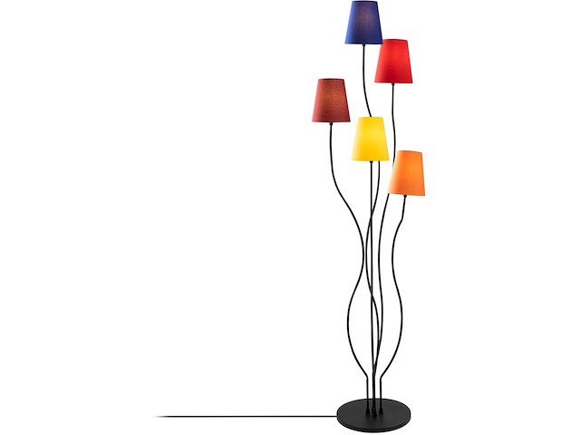 Bonibon staande lamp | metalen behuizing | multicolor - afbeelding 5 van  6