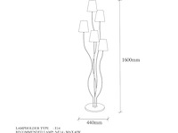 Bonibon staande lamp | metalen behuizing | multicolor - afbeelding 6 van  6