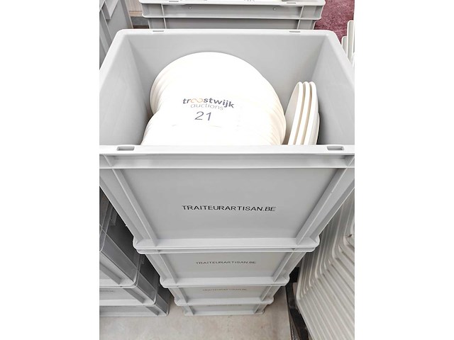 Bonna - bord - porselein: borden (100x) - afbeelding 1 van  3