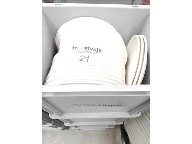 Bonna - bord - porselein: borden (100x) - afbeelding 2 van  3