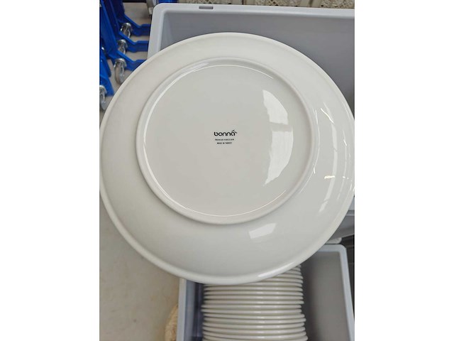 Bonna - dekbord - porselein: dekborden wit (100x) - afbeelding 3 van  3