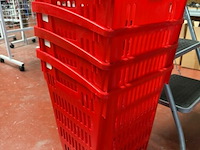 Boodschappenmanden op wielen (4x) en 1x huishoudtrapje - afbeelding 2 van  6