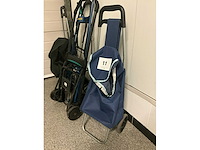 Boodschappentrolley/caddy (2x) en steekwagentjes - afbeelding 2 van  4