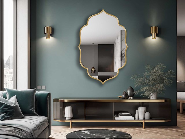 Boogspiegel, gotisch geïnspireerde esthetiek 60x90cm - afbeelding 1 van  3