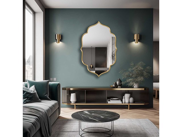 Boogspiegel, gotisch geïnspireerde esthetiek 60x90cm - afbeelding 2 van  3