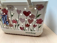 Boombag schoudertas flowers 45x25x33 - afbeelding 6 van  6
