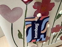 Boombag schoudertas flowers 45x25x33 - afbeelding 4 van  6