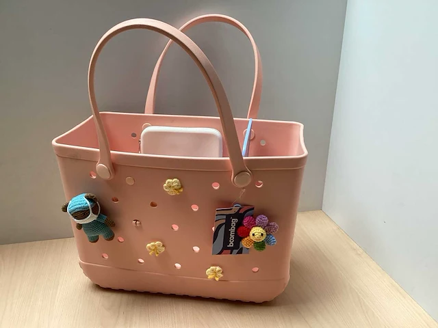 Boombag schoudertas pink 45x25x33 - afbeelding 1 van  6