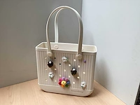 Boombag schoudertas purple 38x15x33