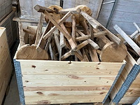 Boomstam barkruk (10x) - afbeelding 3 van  3