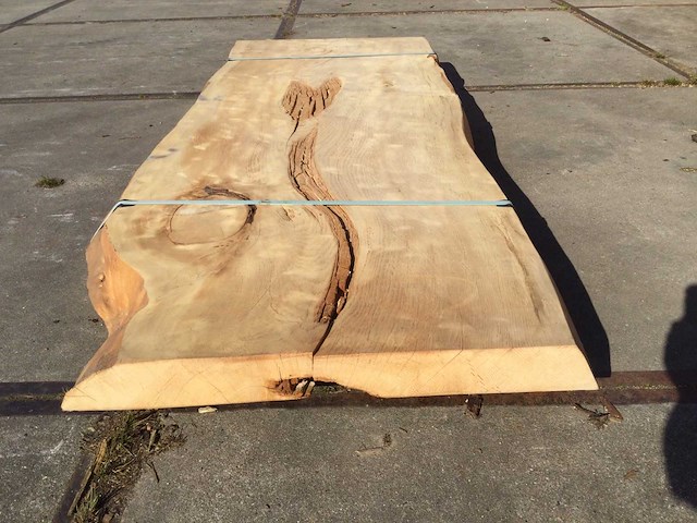 Boomstam tafelblad ceder 2340 x 870 x 100 mm - afbeelding 6 van  8