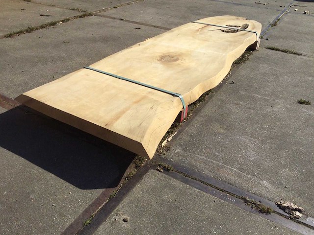 Boomstam tafelblad ceder 2520 x 670 x 60 mm - afbeelding 1 van  8