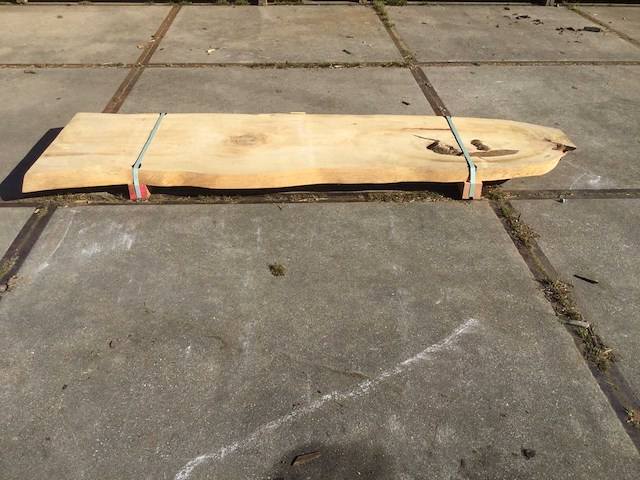 Boomstam tafelblad ceder 2520 x 670 x 60 mm - afbeelding 7 van  8