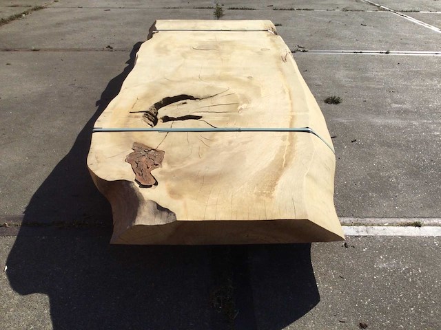 Boomstam tafelblad ceder 2570 x 800 x 80 mm - afbeelding 5 van  9