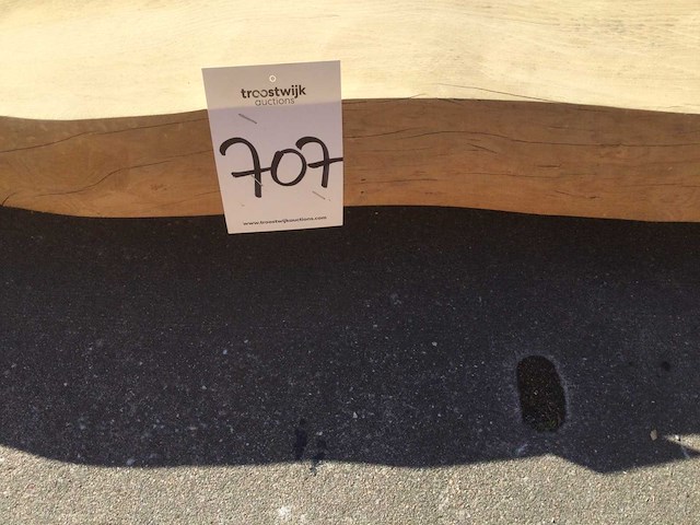 Boomstam tafelblad ceder 2570 x 800 x 80 mm - afbeelding 9 van  9