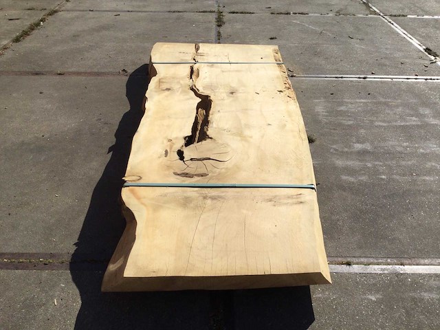 Boomstam tafelblad ceder 2570 x 980 x 90 mm - afbeelding 2 van  7