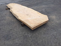 Boomstam tafelblad ceder 2800 x 900 x 80 mm - afbeelding 1 van  6