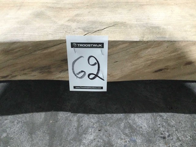 Boomstam tafelblad eiken 1880 x 650 x 85 mm - afbeelding 8 van  8