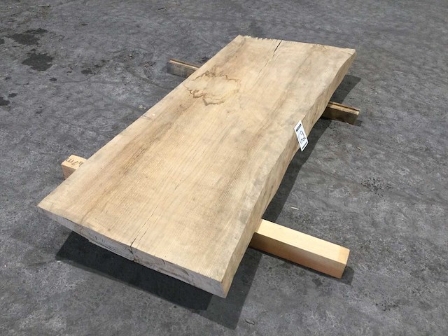 Boomstam tafelblad eiken 1880 x 650 x 85 mm - afbeelding 1 van  8