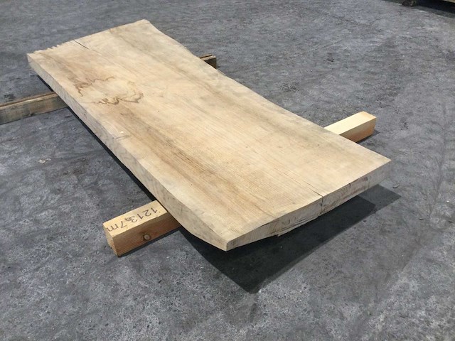 Boomstam tafelblad eiken 1880 x 650 x 85 mm - afbeelding 4 van  8