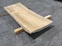 Boomstam tafelblad eiken 1880 x 650 x 85 mm - afbeelding 4 van  8