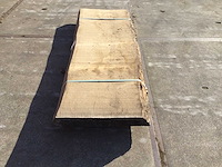 Boomstam tafelblad eiken 2100x650x90mm - afbeelding 2 van  2