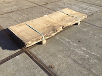 Boomstam tafelblad eiken 2100x750x90mm - afbeelding 1 van  4