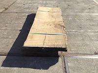 Boomstam tafelblad eiken 2100x750x90mm - afbeelding 2 van  4