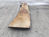 Boomstam tafelblad eiken 2450 x 450 x 50 mm - afbeelding 2 van  6