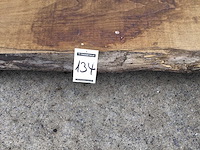 Boomstam tafelblad eiken 2450 x 450 x 50 mm - afbeelding 6 van  6