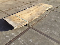 Boomstam tafelblad eiken 2780x800x100mm - afbeelding 1 van  8