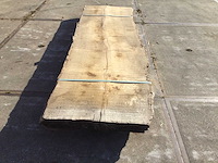 Boomstam tafelblad eiken 2780x800x100mm - afbeelding 2 van  8