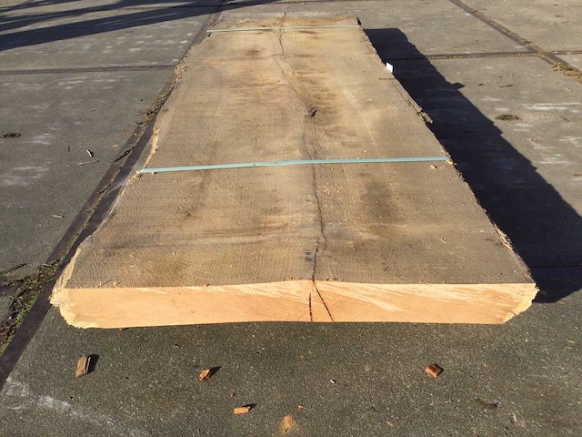 Boomstam tafelblad eiken 2780x800x100mm - afbeelding 6 van  8