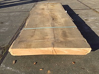 Boomstam tafelblad eiken 2780x800x100mm - afbeelding 6 van  8