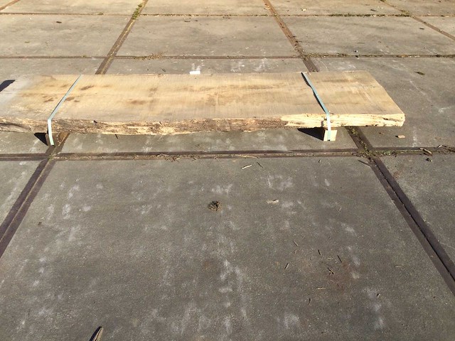 Boomstam tafelblad eiken 2780x800x100mm - afbeelding 7 van  8